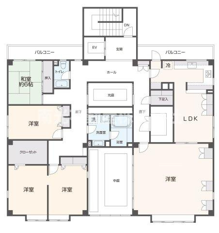 菱屋西２丁目最上階３階ワンフロア