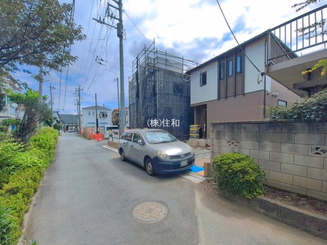 【新築分譲住宅】川越市南大塚3丁目の前面道路含む現地写真
