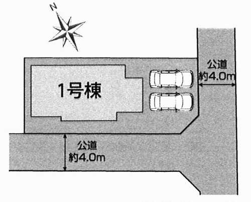 相模原市中央区上矢部５丁目　新築戸建全1棟の区画図