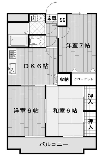 【間取り】 | ロイヤルパインズ