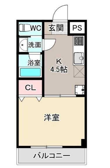 荻野ビルの間取り
