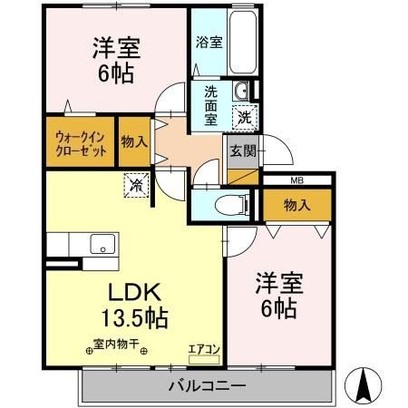 セントラルパークハイツ　Ａ・Ｂの間取り