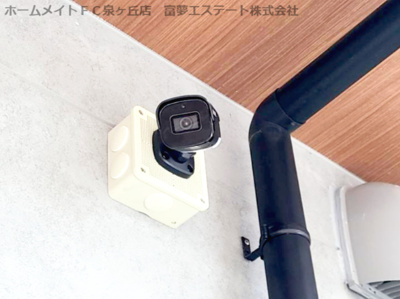 【セキュリティ】 | ヴェルメゾン堺北条町 | 防犯カメラ