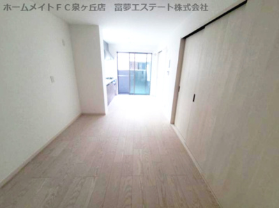 【居間・リビング】 | ヴェルメゾン堺北条町 | リビングと洋室の戸を閉めたとき