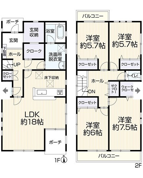 【間取り】の画像