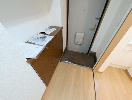 第2柏木マンションの玄関