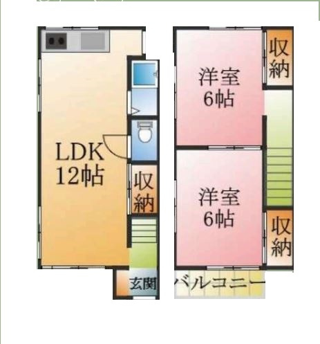 乙木3丁目貸家の間取り