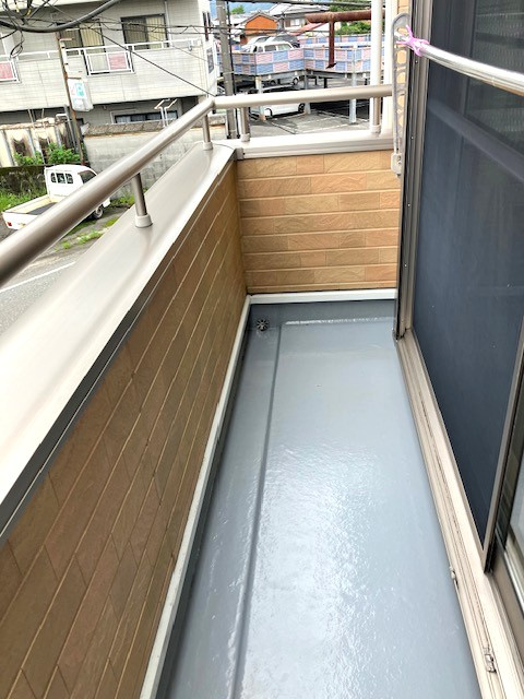 「ひろびろ17帖リビング＆駐車場2台」土佐市中島　中古一戸建てのバルコニー|お布団やたくさんの洗濯物も干しやすいバルコニー♪