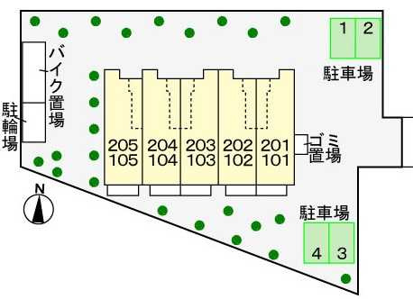 【区画図】 | パークハイツ