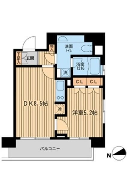 ラクラス田町の間取り