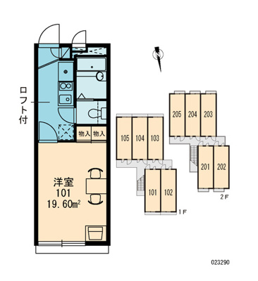 【区画図】 | ◇レオパレスみかげ