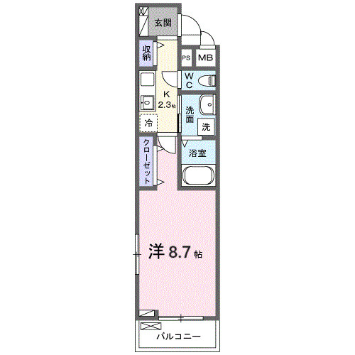 ポニータみのりの間取り