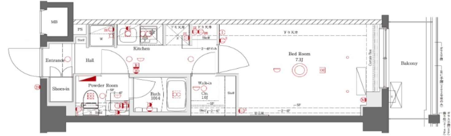 AZEST北赤羽の間取り|間取りです。