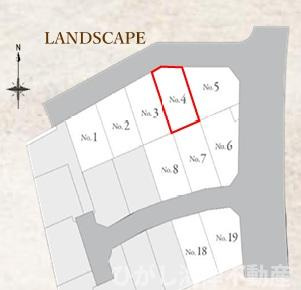 茅ヶ崎市柳島海岸　新築戸建　全19区画の区画図|対象1号棟
