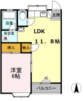 【間取り】 | ルミナスⅠ　1号棟