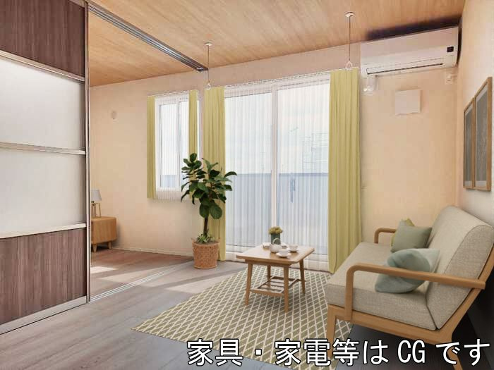 D-ROOM盛岡本宮　A棟の居間・リビング