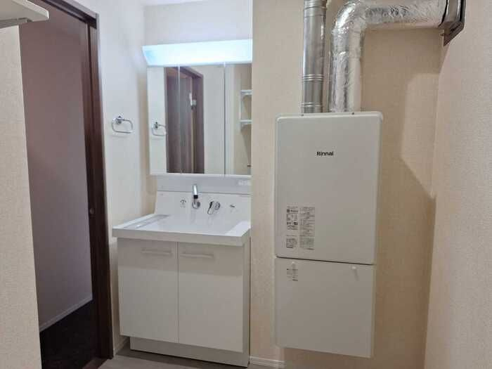 D-ROOM盛岡本宮　A棟の洗面所