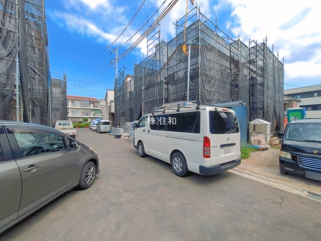 【新築分譲住宅】川越市南大塚3丁目の前面道路含む現地写真
