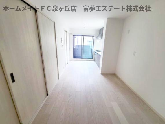 【居間・リビング】 | ヴェルメゾン堺北条町 | リビングと洋室の戸を閉めたとき