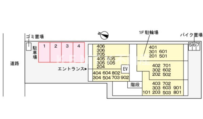 【区画図】 | ストリーム品川イースト | 駐車場