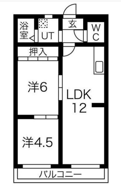 堺市中区　一棟収益マンション　レナジア深井の間取り
