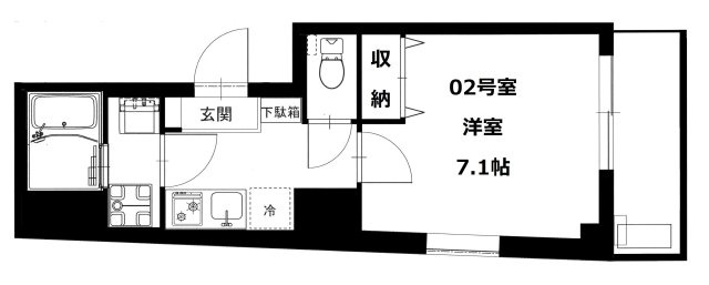 【間取り】 | b’CASA横濱中山 | 「b’CASA横濱中山」