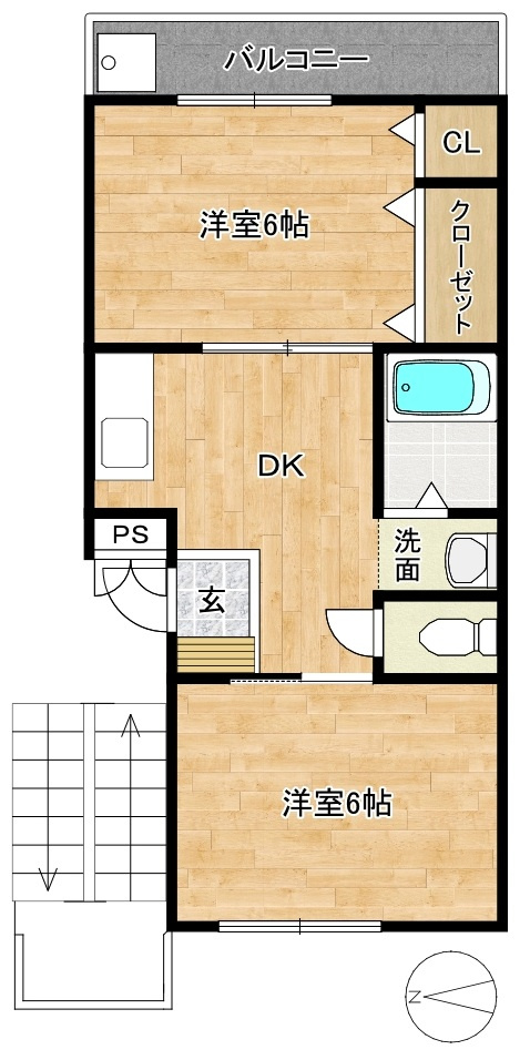グリーンハイムの間取り