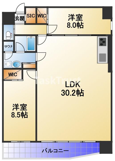【間取り】 | プレジオ北浜