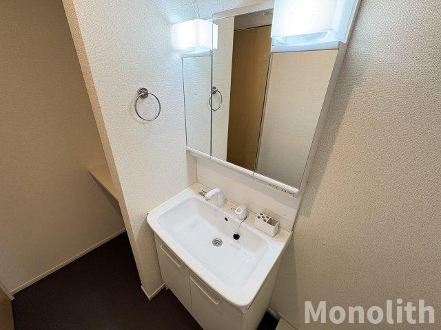 ハーベストコートBの洗面所
