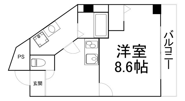 【間取り】 | ラスペランザ京橋
