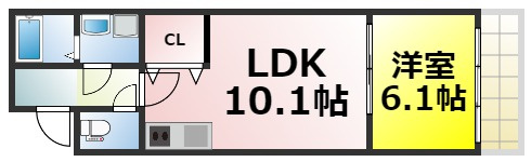 【間取り】 | フジパレスなんばWEST 仲介手数料無料