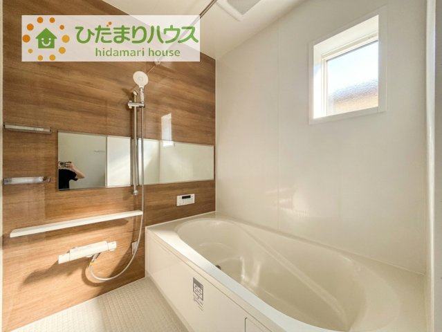 【浴室】 | 守谷市松ケ丘5丁目01期　新築戸建　1号棟 | 大人が足を伸ばしても十分な広さ！一人でゆっくりくつろぐ時間も大切です！