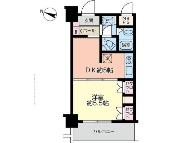 ウィンベルデュエット千葉寺町の間取り