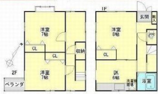 青葉町１丁目　一戸建ての間取り
