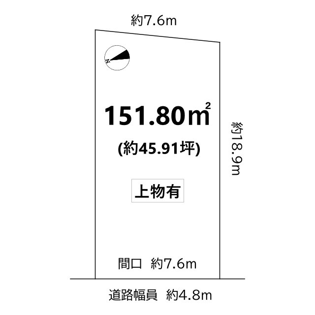 浄土寺真如町 土地の土地図