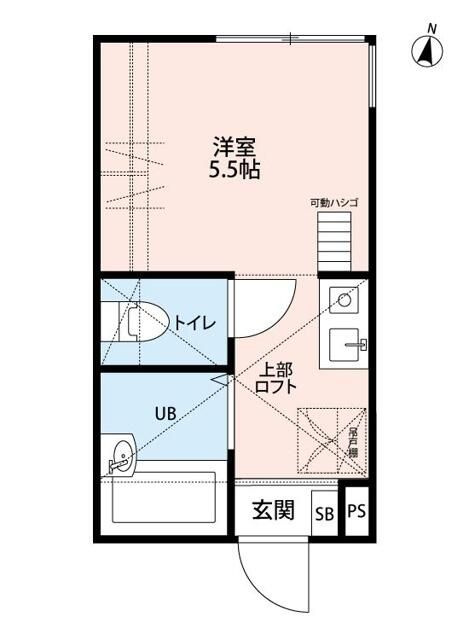横浜市西区西戸部町２丁目のアパートの間取り