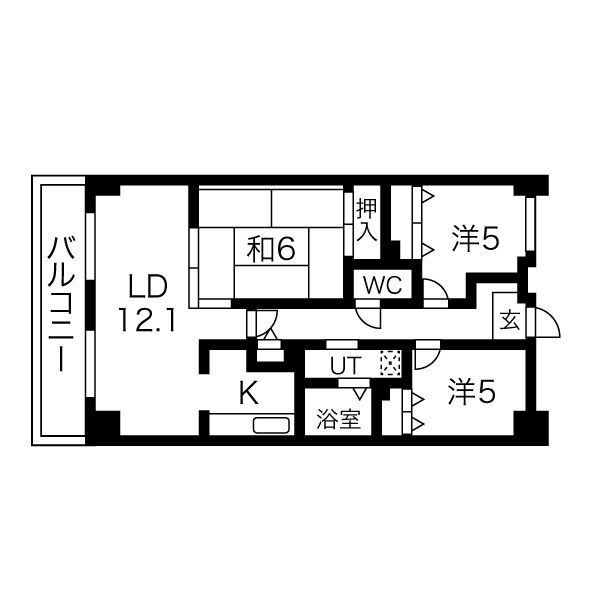 グラシュー森の間取り