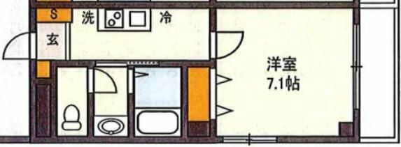 第６６シンエイビルの間取り|間取りです。