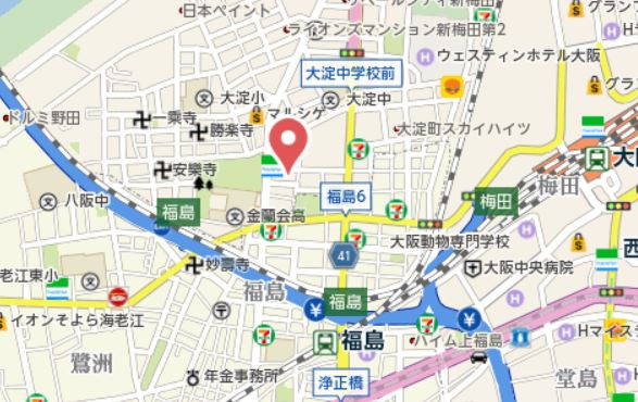 【地図】 | セレブコート梅田