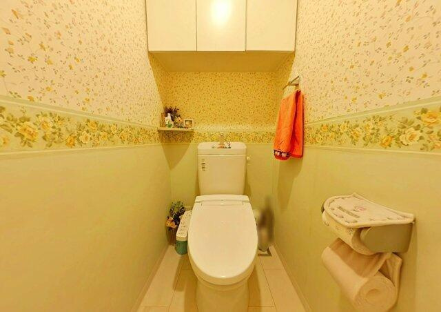 岡山市北区西古松西町の中古マンションのトイレ|・トイレ 収納スペースも付い…
