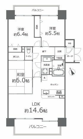 岡山市北区清輝橋２丁目の中古マンション