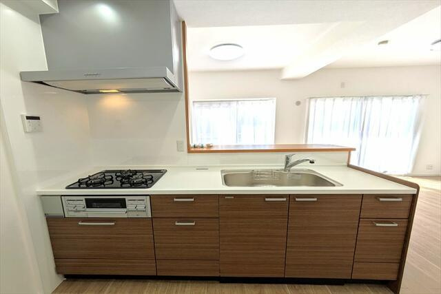 岡山市北区清輝橋２丁目の中古マンションのキッチン
