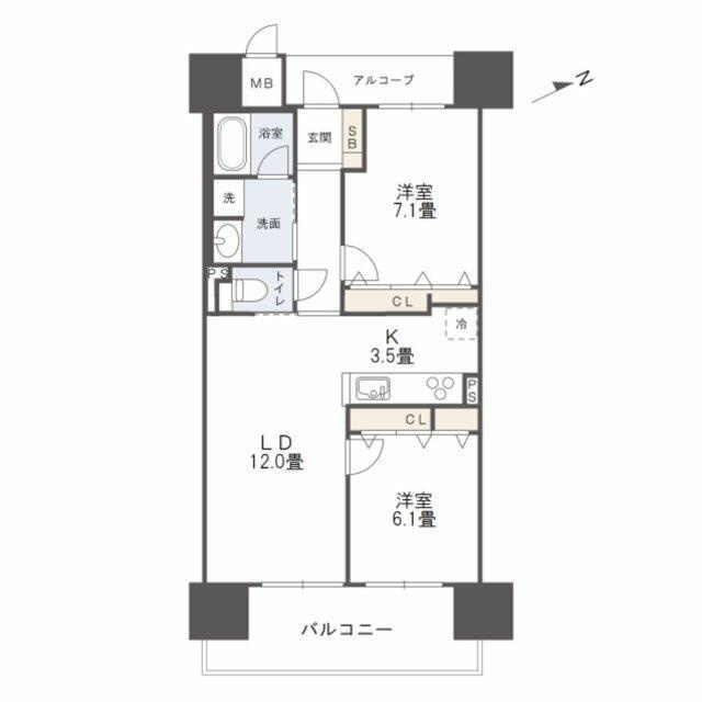 岡山市北区鹿田町１丁目の中古マンション