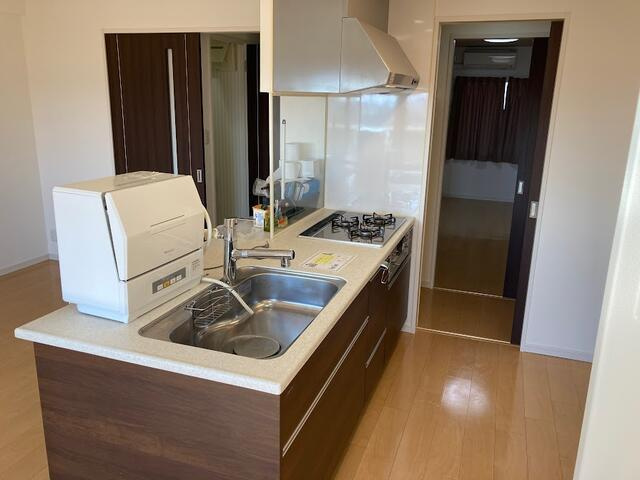 岡山市北区鹿田町１丁目の中古マンションのキッチン