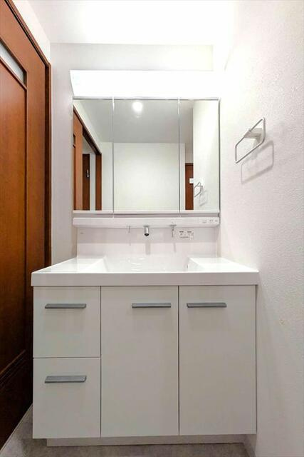 岡山市北区表町２丁目の中古マンションの独立洗面台
