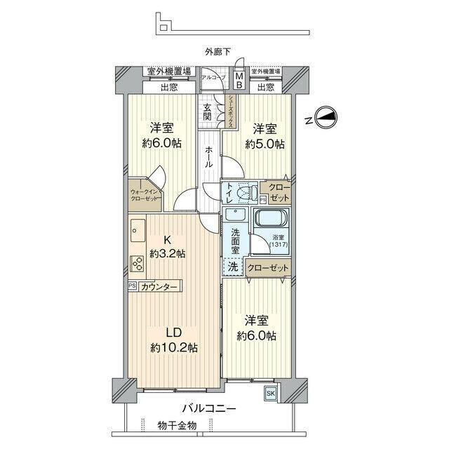 岡山市北区奥田２丁目の中古マンション