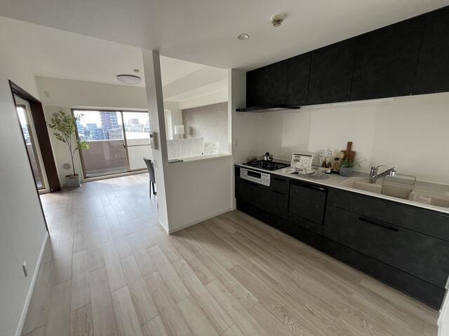 岡山市北区奥田２丁目の中古マンションのキッチン