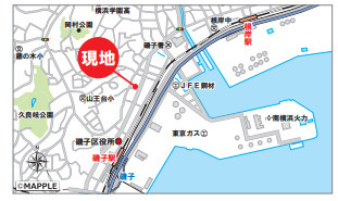【地図】 | ライオンズマンション磯子第３