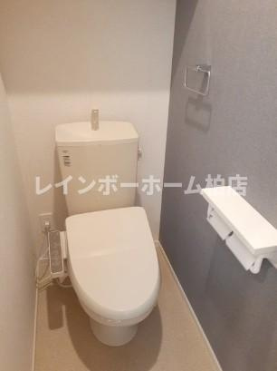 担当エリアのルームアドバイザーが直接対応いたしますのトイレ|落ち着いたトイレです