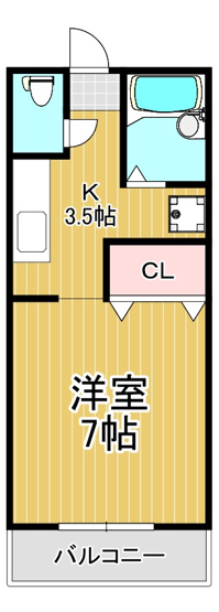 【間取り】 | コーポ池之内